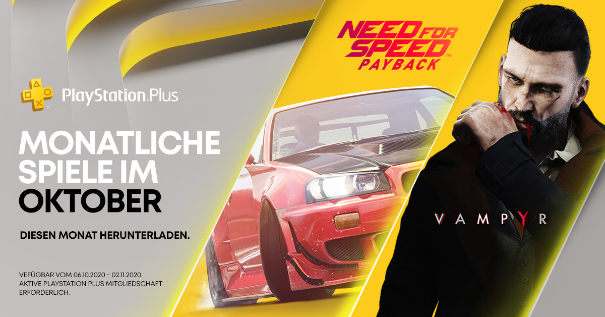 PlayStation Plus-Titel im Oktober 2020