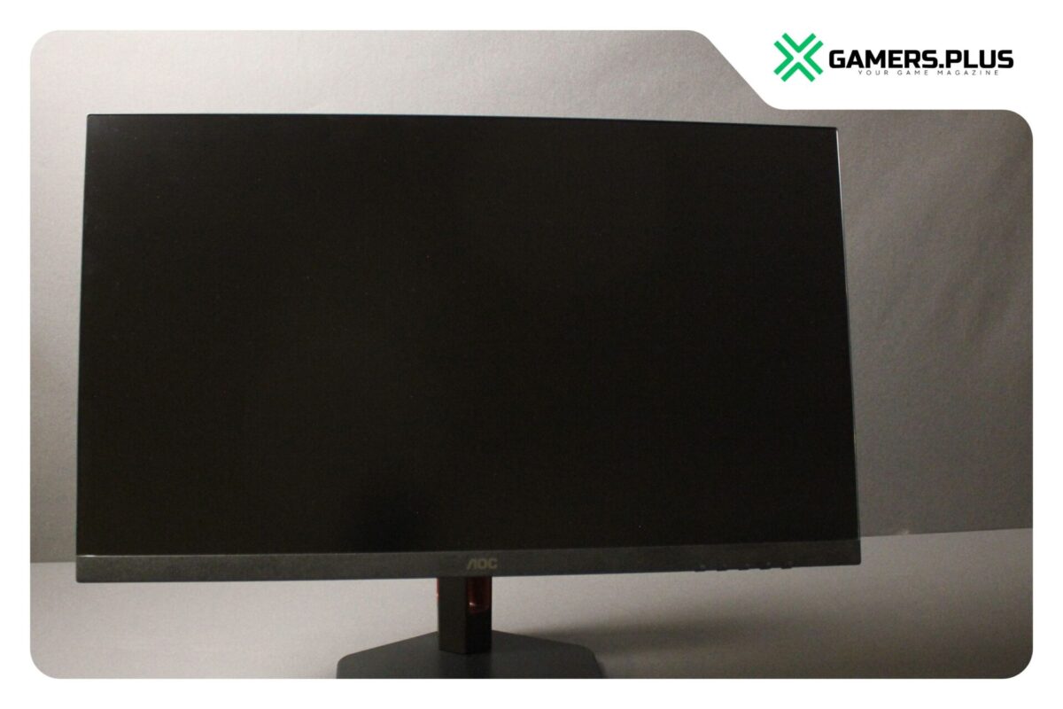 AOC Gaming U27G4R aufgebaut Frontansicht