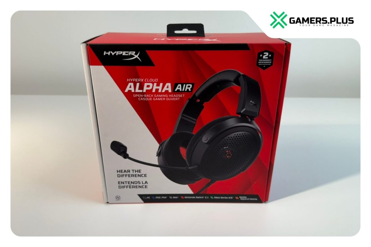 HyperX Cloud Alpha Air Verpackung Frontansicht