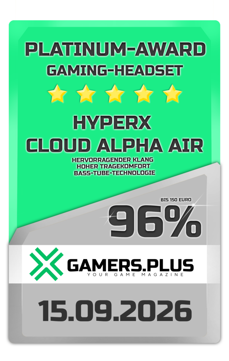 HyperX Cloud Alpha Air Gamers.plus Award
