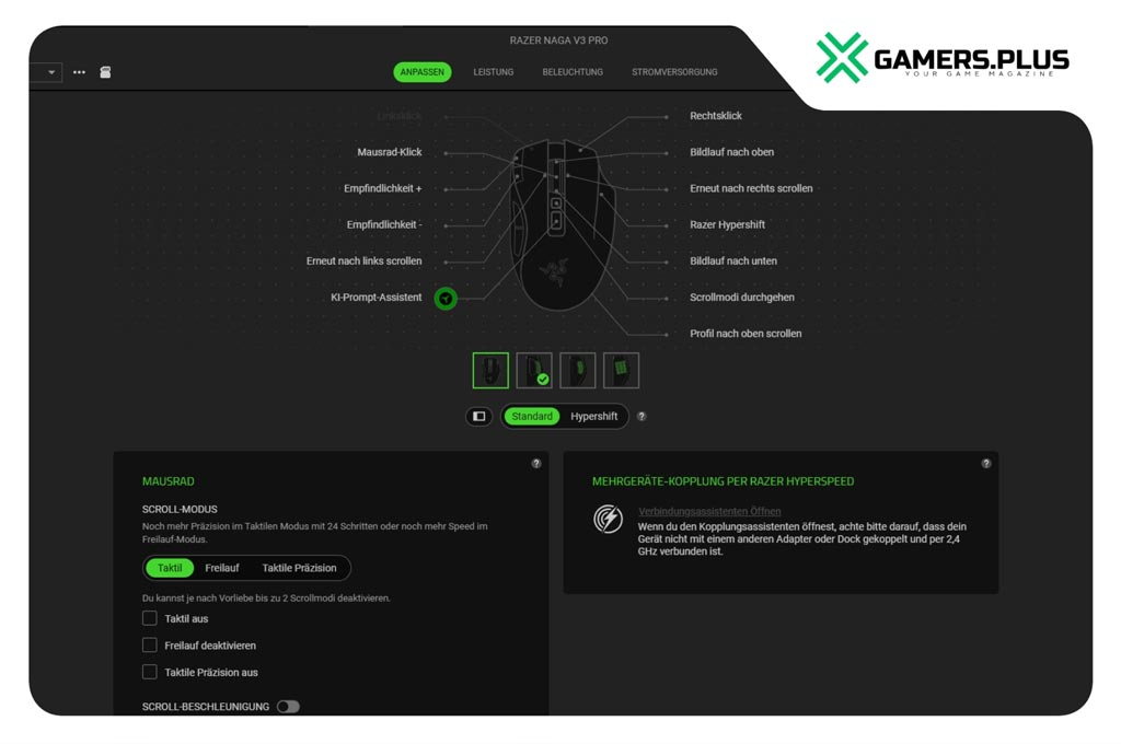 Razer Synapse 4 Anpassungen