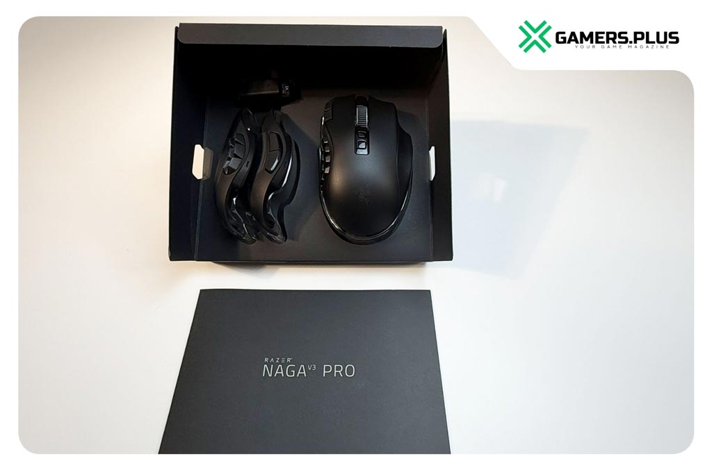 Razer Naga V3 Pro Inhalt verpackt