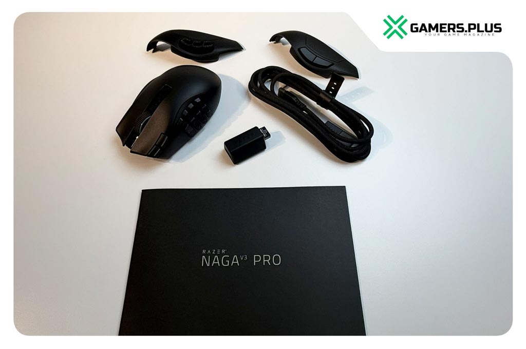 Razer Naga V3 Pro Inhalt ausgepackt